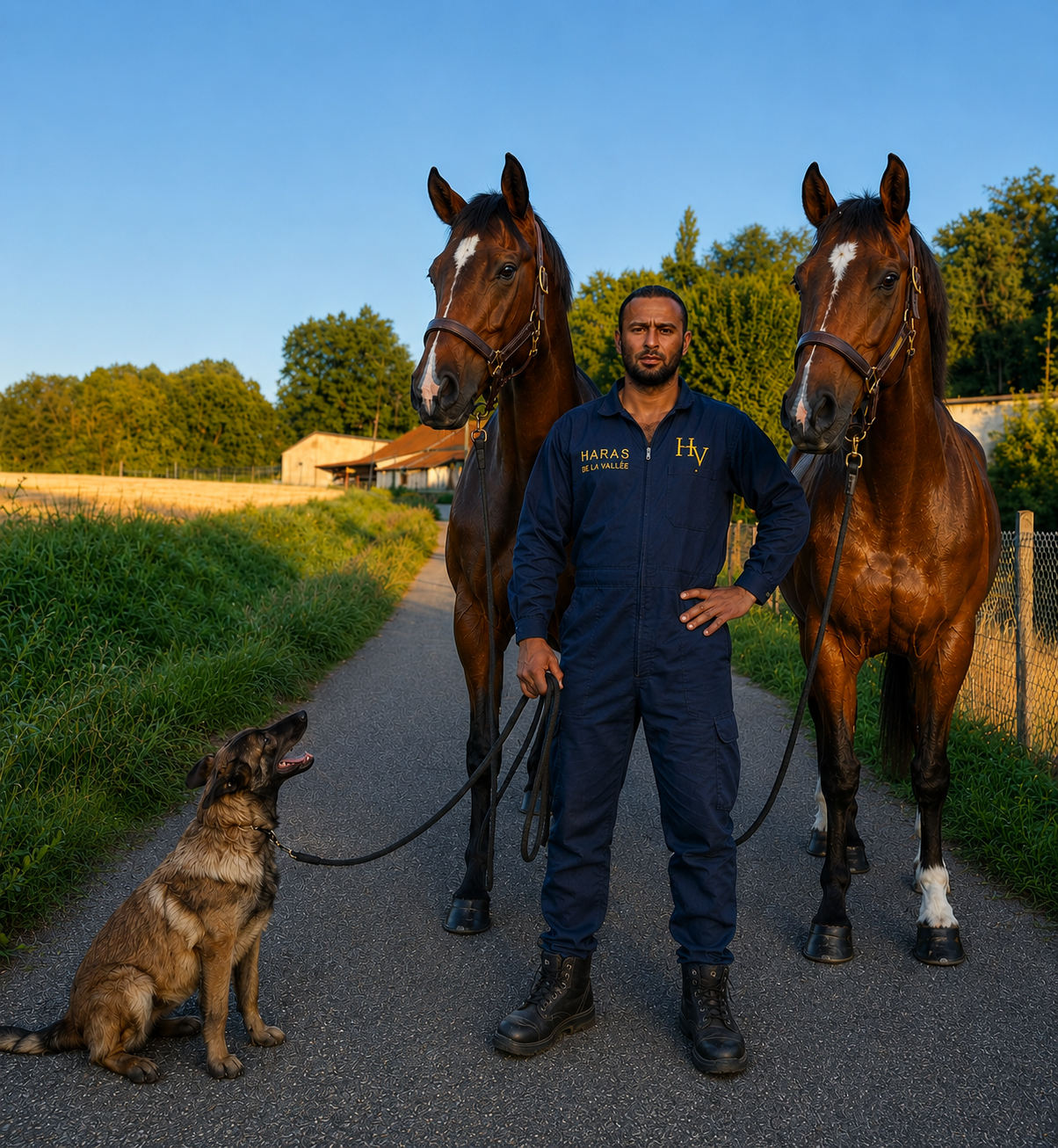 L'équipe du haras